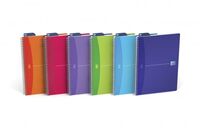 Oxford A4 Wirebound Polypropylene Cover Notebook Ruled 180 Pages Bright (Pack 5)