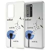 NALIA Motif Cover compatible with Huawei P40 Pro Case, Pattern Design Skin Slim Protective Silicone Phone Bumper, Ultra-Thin Shockproof Mobile Back Protector Rugged Shell Dandel...