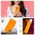 NALIA Klare Neon Handyhülle für iPhone 13 Pro Max, Durchsichtig Bunt Leuchtend Vergilbungsfrei, Dünne Robuste Schutzhülle Cover Case Orange