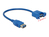 Kabel USB 3.0 Typ-A Buchse an USB 3.0 Typ-A Buchse zum Einbau 25 cm, Delock® [85111]