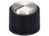 Drehknopf, 6 mm, Kunststoff, schwarz/silber, Ø 18.2 mm, H 14.2 mm, A1318260