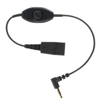 Jabra Anschlusskabel QD zu 3,5mm Klinke Adapter für Alcatel S-Serie Bild 1