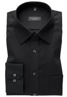 Langarm Hemd Comfort Fit 100 Baumwolle, Farbe schwarz, Gr. 42