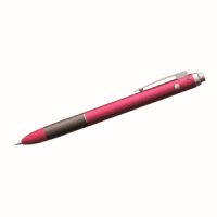 Mehrsystemstift Zoom L102 Kugelschreibermine schwarz/rot + Druckbleistiftmine dahlia pink