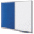 Kombitafel Classic magnetisch/Filz Aluminiumrahmen 90x60cm weiß/blau