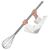 Vogue Balloon Whisk 40in Silver Colour Stainless Steel