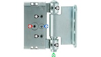 Haustürbänder ANUBA Duplex 320 3D, verzinkt, Höhe 97 mm, für Ueberschlag 15 mm, links