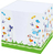 Notizklotz "Schmetterlinge", (BxHxT): 92 x 92 x 92 mm, 900 Blatt, 70 g/m², weiß