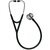 3M™ Littmann® Cardiology IV™ Stethoskop für die Diagnose, Bruststück in Standardausführung, schwarzer Schlauch, Schlauchanschluss und Ohrbügel aus Edelstahl, 69 cm, 6152