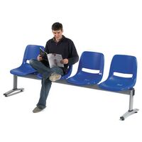 Polypropylene beam bench seating - 4 Seater
