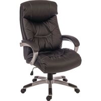 Executive leather effect chair