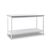 Heavy duty mailroom benches - Basic bench with bottom shelf, H x D - 900 x 1200mm