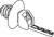 1-teiliger Befestigungsbinder 120x3,45mm mit speziellen Kontur auf Innenseite des Kabelbandes, seitliche Verschiebung des Bündelguts wird verringert