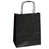 Shopper Twisted - maniglie cordino - 18 x 8 x 24 cm - carta kraft - nero - Mainetti Bags - conf. 25 pezzi