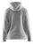 Damen Kapuzensweater 3560 3D grau melange - Rückseite