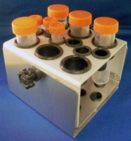 Accesorios para agitador con incubación de sobremesa 222DS Descripción Soporte para tubos combinados para 6 tubos de 15/