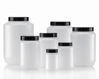 Storage jars HDPE round 750ml natural without lid no. 9073073