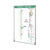 Wandhalterung / Aushangsystem / Plakattasche „Visto“, glasklar | DIN A4 Hochformat
