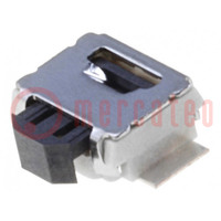 Microswitch TACT; SPST-NO; Pos: 2; 0.05A/12VDC; SMT; 0.49N; 2.5x3mm