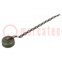 Protection cover; MS/DS; internal thread,threaded joint; olive