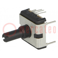 Potentiometer: axiaal; enkel draai; 50kΩ; ±20%; 0,75W; lineair