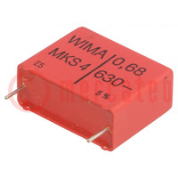 Capacitor: polyester; 680nF; 400VAC; 630VDC; 22.5mm; ±5%; -55÷100°C