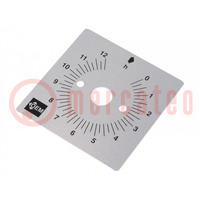 Scale for mechanical timer; MI2R