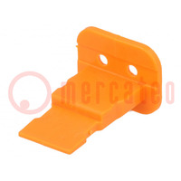 Accessories: secondary lock; DT; female; PIN: 2; orange
