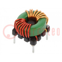 Inductor: wire; THT; 145uH; 20mΩ; -40÷105°C; ±35%; 11.5x11.5x8.8mm