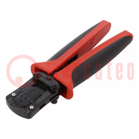 Tool: for crimping; terminals; 0.22÷0.75mm2; 20AWG÷22AWG