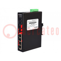 Switch PoE Ethernet; unmanaged; Number of ports: 6; 48÷55VDC