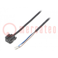 Cable de conexión; 5m; 0,2mm2; de fibra óptica; Sal: cable x4