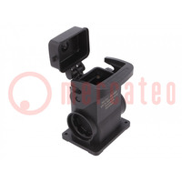 Enclosure: for HDC connectors; Han-Eco® B; size 6B; with latch