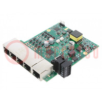 Switch PoE Ethernet; unmanaged; Number of ports: 5; 44÷57VDC