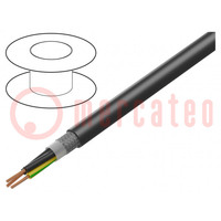 Wire; ÖLFLEX® ROBUST 215C; 3G0.75mm2; black; 300V,500V; CPR: Fca
