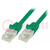 Patch cord; U/UTP; 6; Line; CCA; PVC; grün; 0,5m; 24AWG