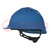 Protective helmet; adjustable; Size: 53÷63mm; blue; polypropylene