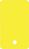 Frachtanhänger - Gelb, 7.5 x 4.5 cm, Kunststoff, Mit Befestigungsloch, Matt
