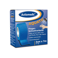 Modellbeispiel: Schnellverband Actiomedic® -Aquatic-, blau (Art. 25500)