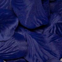 Artificial Silk Eleganza Rose Petal in a Bag - Navy