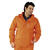 Berufsbekleidung Regenjacke, mit Kapuze, div. Taschen, orange, Gr. S - XXXL Version: XL - Größe XL