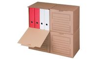 SMARTBOXPRO Archiv-Container, mit Frontdeckel, braun (71600229)