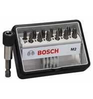 Bosch Schrauberbit-Set Robust Line M Extra-Hart, 12 + 1-tlg., 25mm, PH, PZ