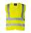 Korntex Hi-Vis Safety Vest With 4 Reflective Stripes Hannover KX140 L Signal Yellow