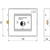 Skizze zu Meccano SmartyVoice DualColor 1-Kanal Modul mit 8-fach Verteiler 12 V/DC