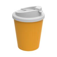 Artikelbild Coffee mug "Premium Deluxe" small, standard-yellow/white
