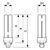 Kompaktleuchtstofflampe Philips Kompakt-Leuchtstofflampe Master PL-C 827 4P G24q-1 warm 13W