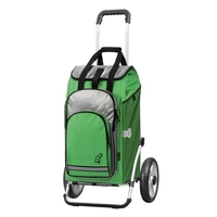 ANDERSEN CARRO DE COMPRA ROYAL CON BOLSA HYDRO VERDE, VOLUMEN 60L, COMPARTIMENTO TERMICO, MARCO ALUMINIO Y RUEDAS CON RODAMIENTO