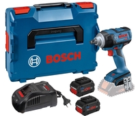 BOULONNEUSE 18V GDS 18V-300 + 2 BATTERIES PROCORE 55 AH + CHARGEUR + L-BOXX 136 - BOSCH