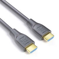 SONERO PHC110-030 CÂBLE HDMI ULTRA HAUTE VITESSE 8K AVEC ETHERNET, CONNECTEUR DE CONCEPTION MOULÉE, PLAQUÉS OR (8K ULTRAHD, 4K 3